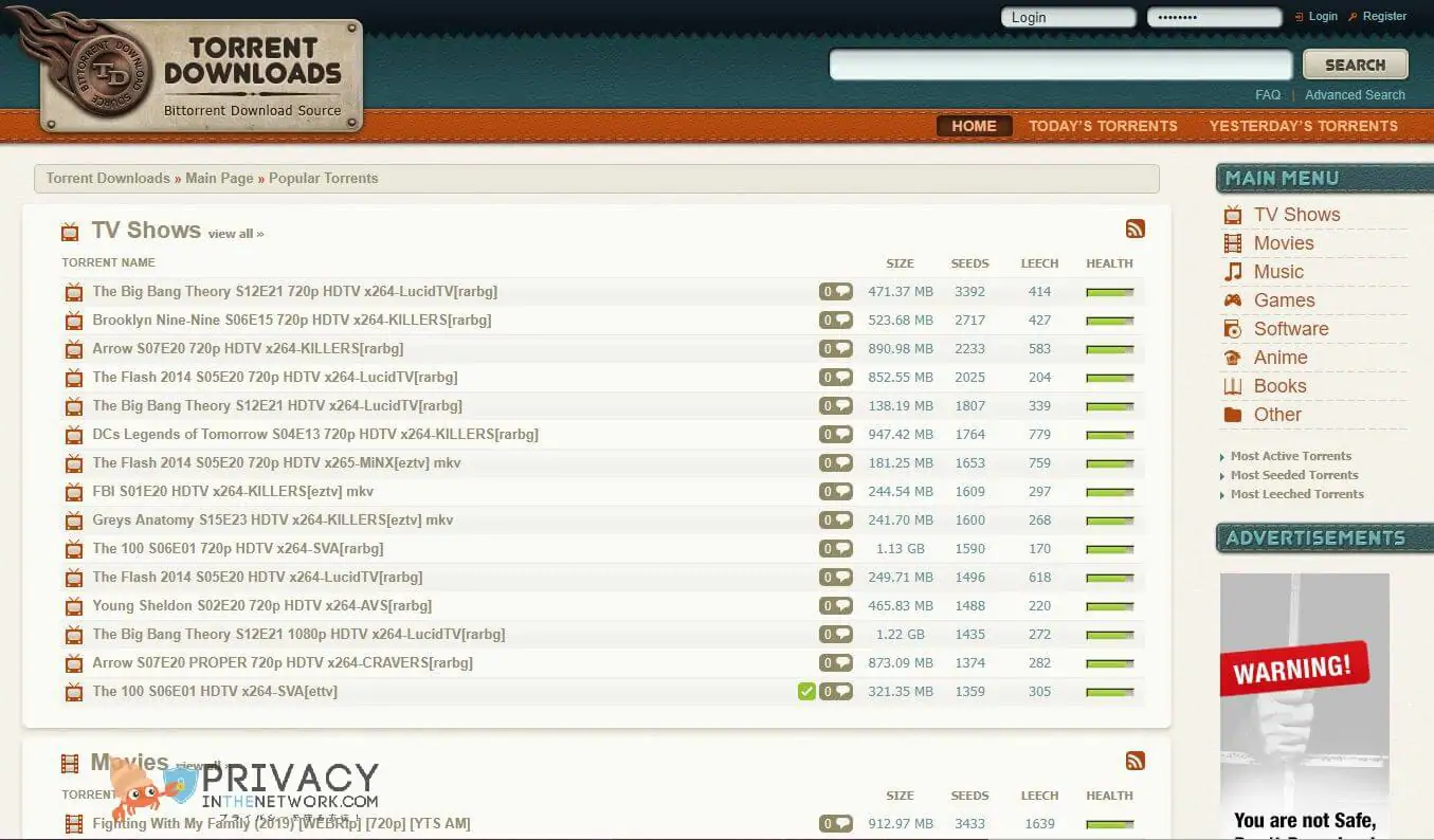 トップ 15 ベスト Torrent ダウンロード サイト Privacyinthenetwork Com トップ 15 ベスト Torrent ダウンロード サイト Privacyinthenetwork Com